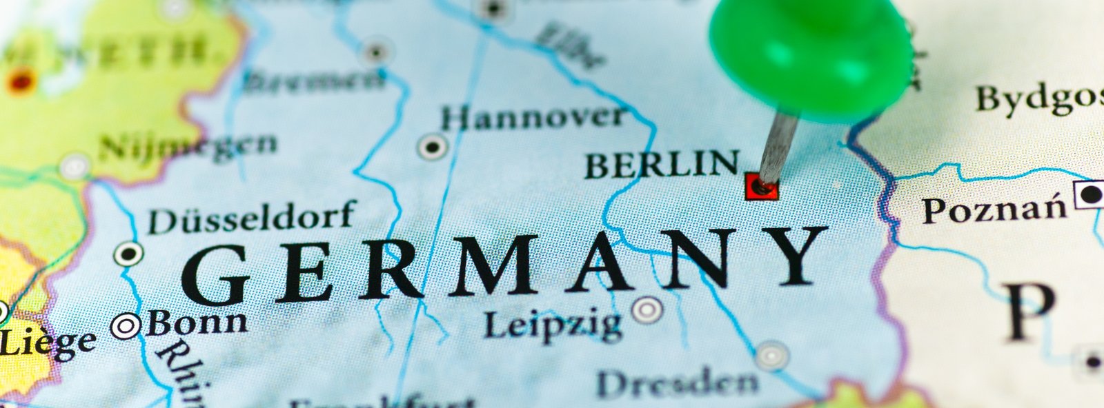 Germany is pinned on the map