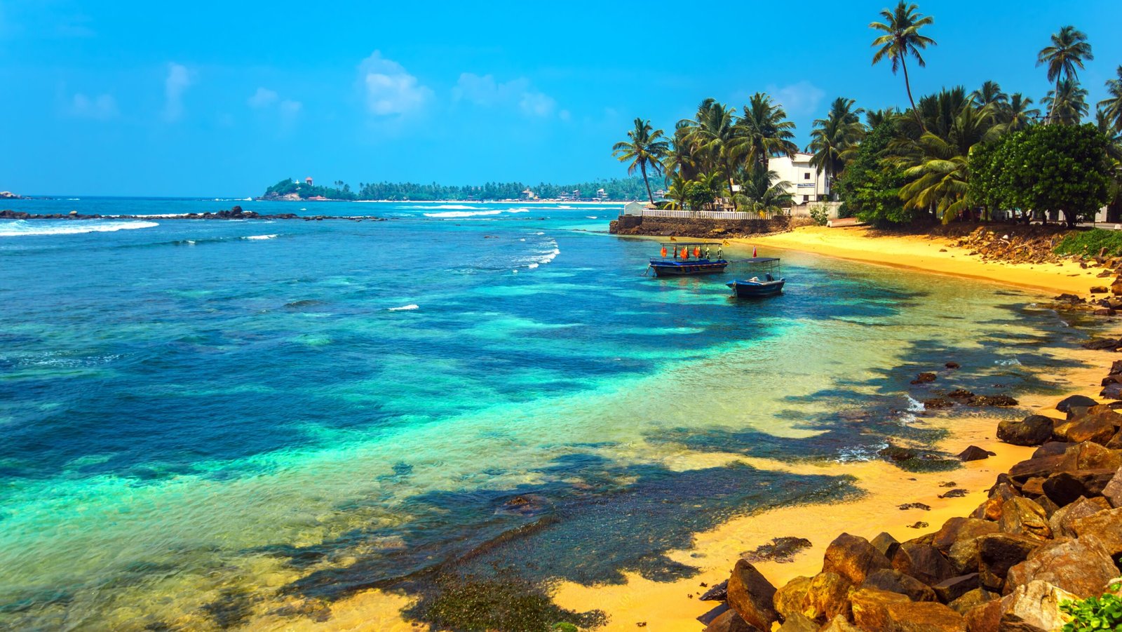 A beautiful beach in Sri Lanka