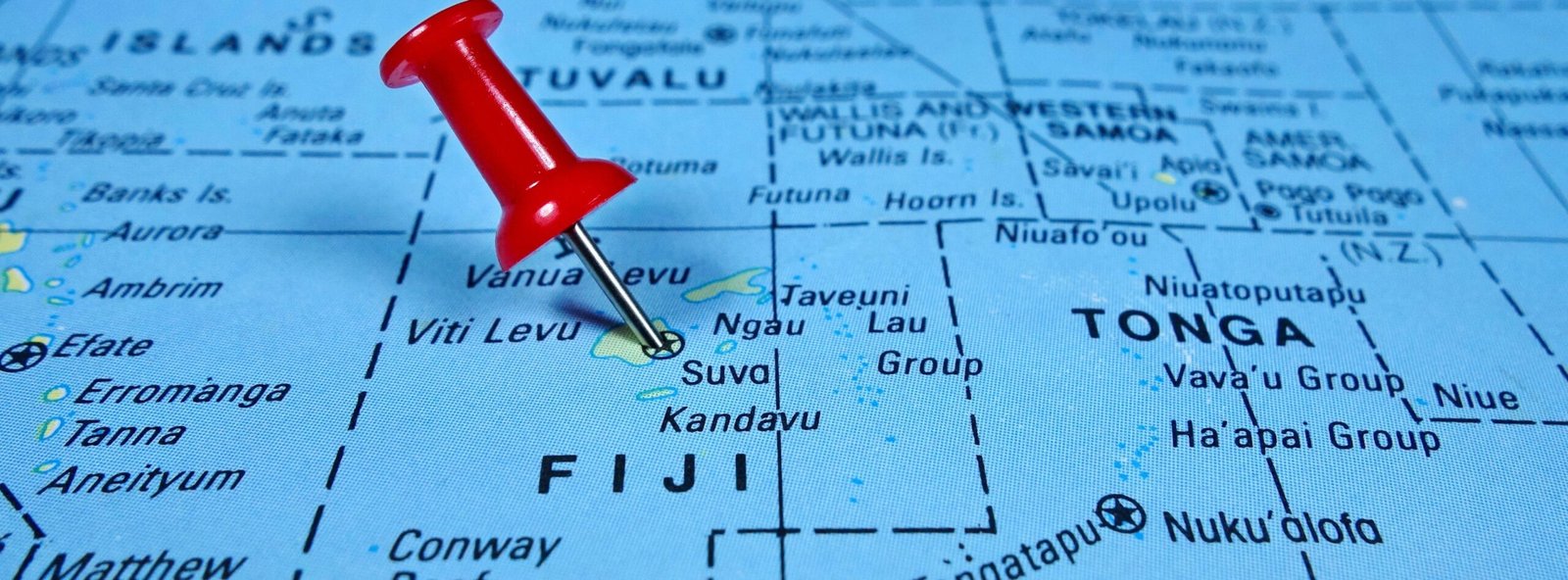 Fiji map close view