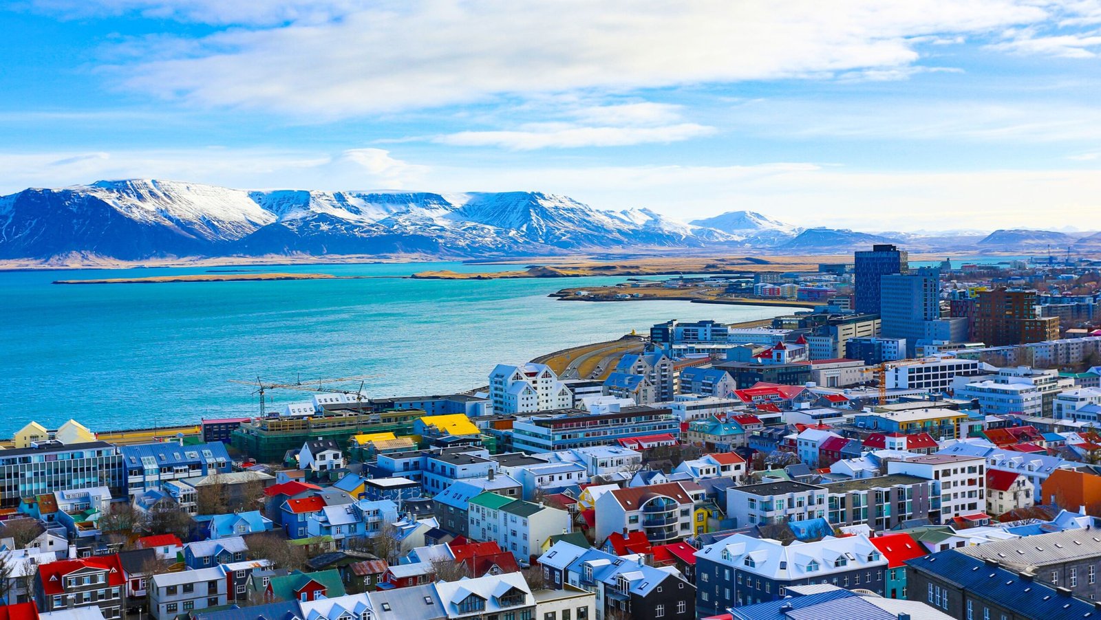 Iceland city view
