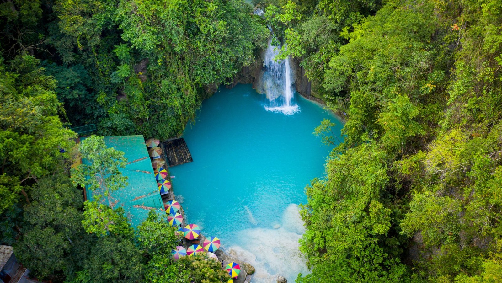 Kawasan Falls in Cebu view