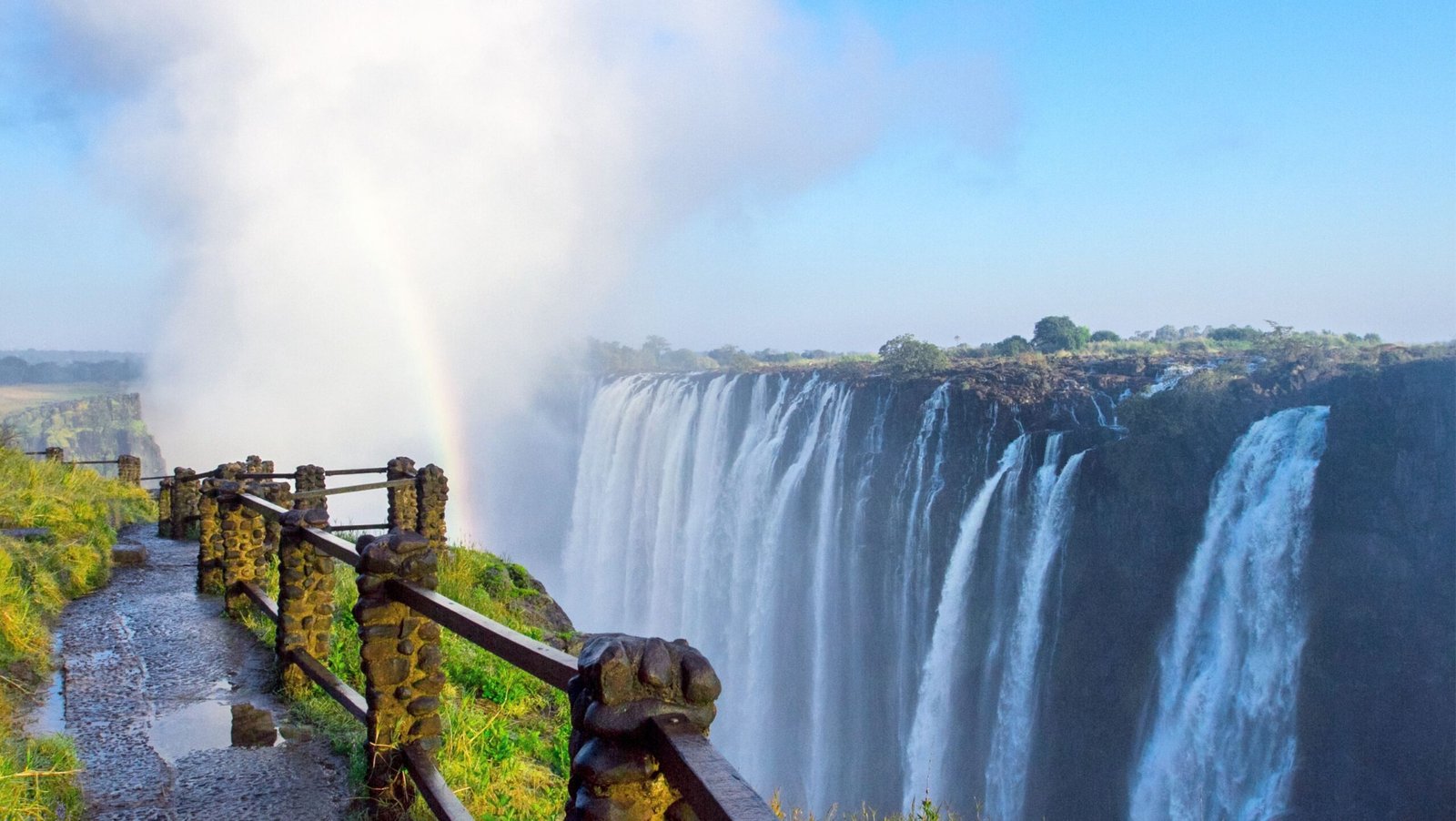 Victoria falls front view